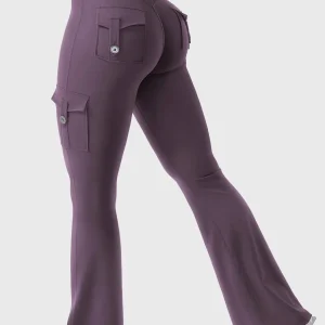 FlexFlare | Cargo Legging - Donkere Bes